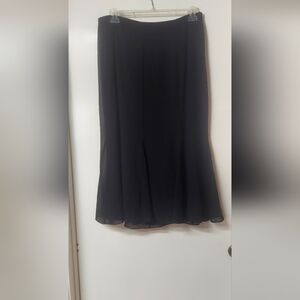 MSK Classic Black Midi Skirt